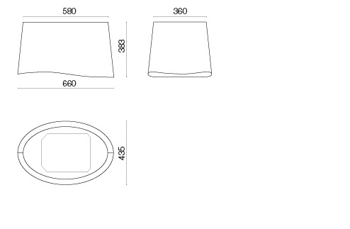 Falmec Mare E.ion Cappa Aspirante a Isola in Vetro Nero 66 cm - Potenza 450 m³/h, Filtrante, Tecnologia E.ion