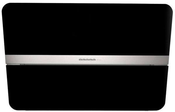 Falmec Flipper Cappa Aspirante a Parete 55 cm in Vetro Nero, 800 m³/h, Classe A, Illuminazione LED