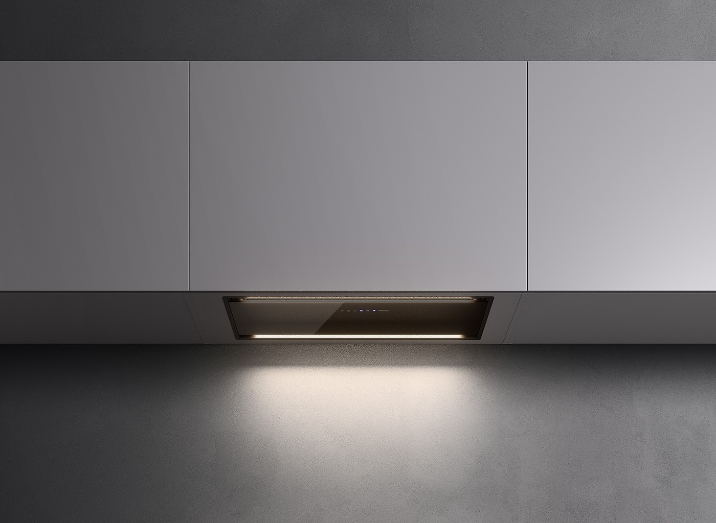 Falmec Parallel Cappa a Incasso 70 cm Nero 800 m³/h Aspirante/Filtrante Classe Energetica B