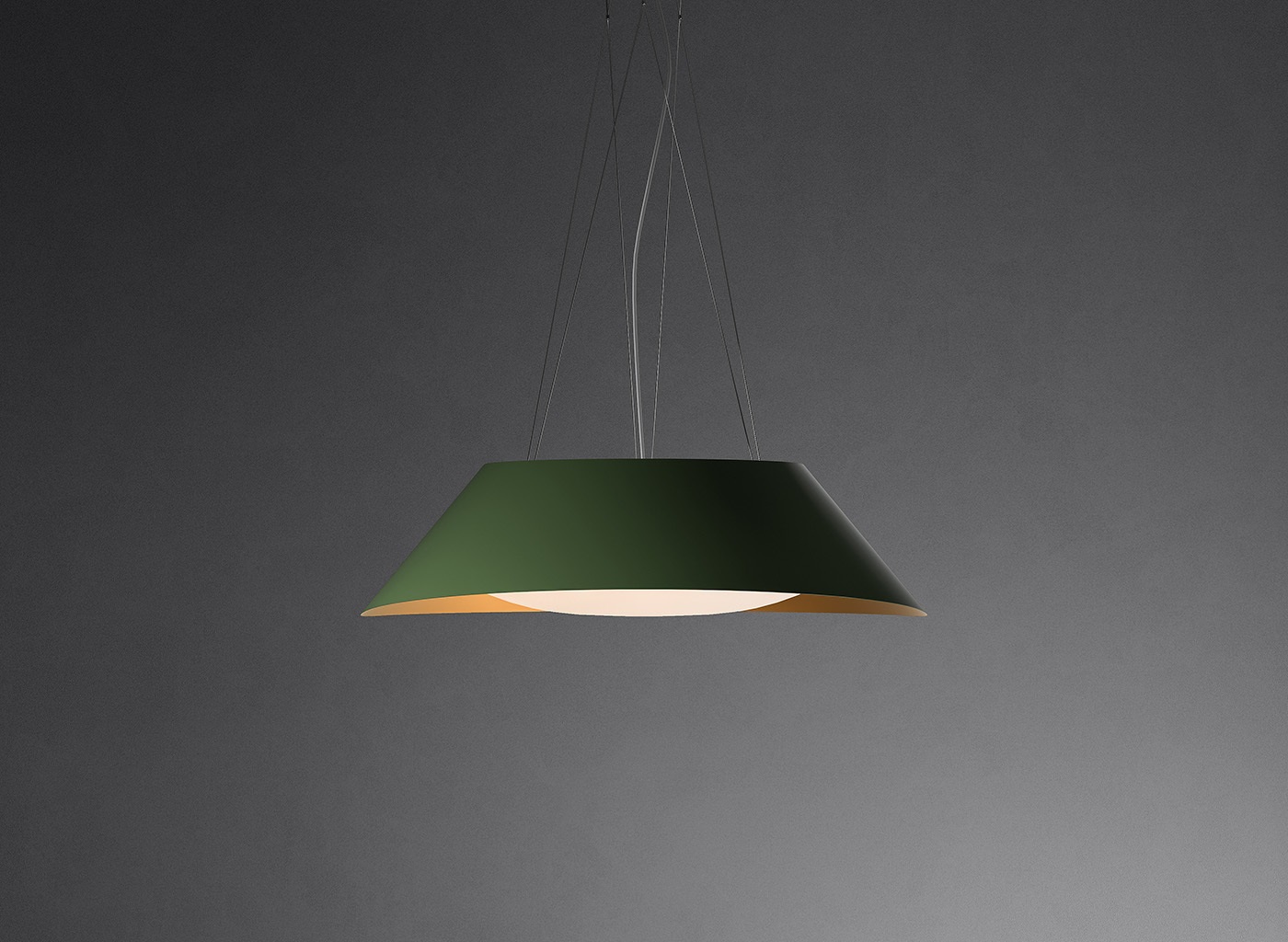 Falmec Vogue Cappa Aspirante a Isola Verde 600 m³/h, Filtrante, 88 cm, Acciaio, Filtro Antigrasso Lavabile