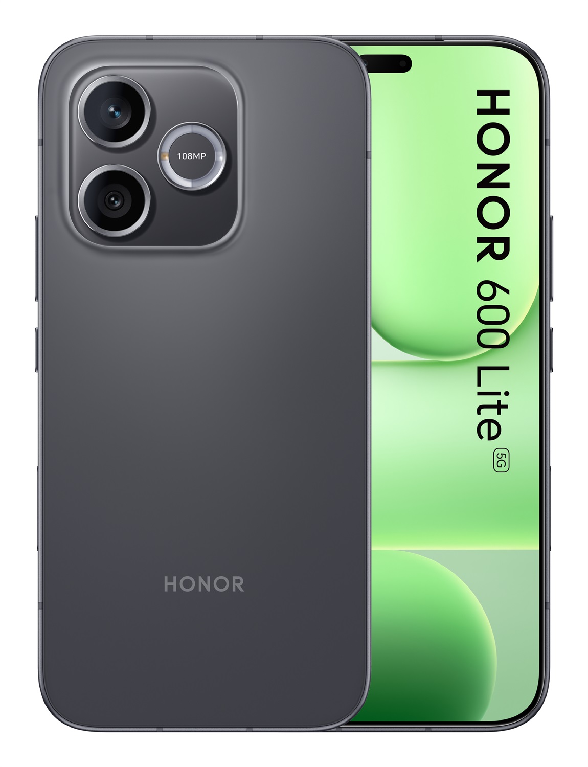 Honor BUNDLE 600 LITE 256GB Nero con WATCH 2i - Display 6.6'', 8GB RAM, 108MP, Doppia SIM, 5G