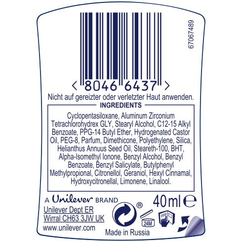 Dove Original Deodorante Stick Antitraspirante 40 ml - Fino a 48 ore di protezione, con crema idratante e vitamine E e F