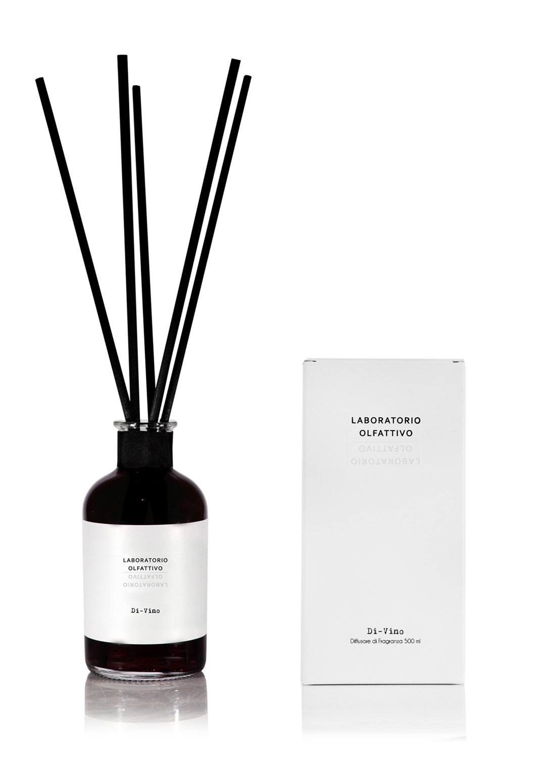 Laboratorio Olfattivo Di-Vino Diffusore di Fragranza 500 ml - Note di Pompelmo, Ribes Nero e Uva