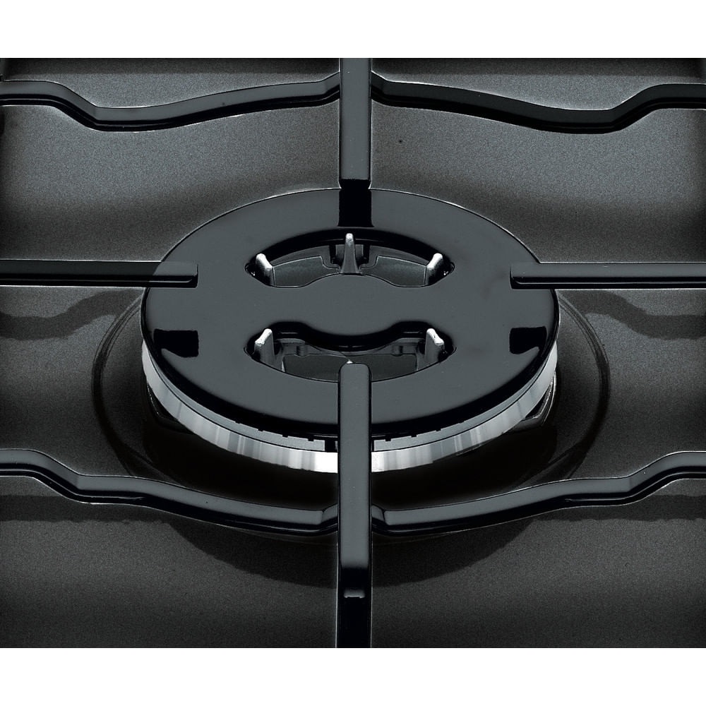 Hotpoint Piano Cottura a Gas PCN 750 T (AN) R/HA - 5 Fuochi, Tripla Corona, Griglie Smaltate, Antracite