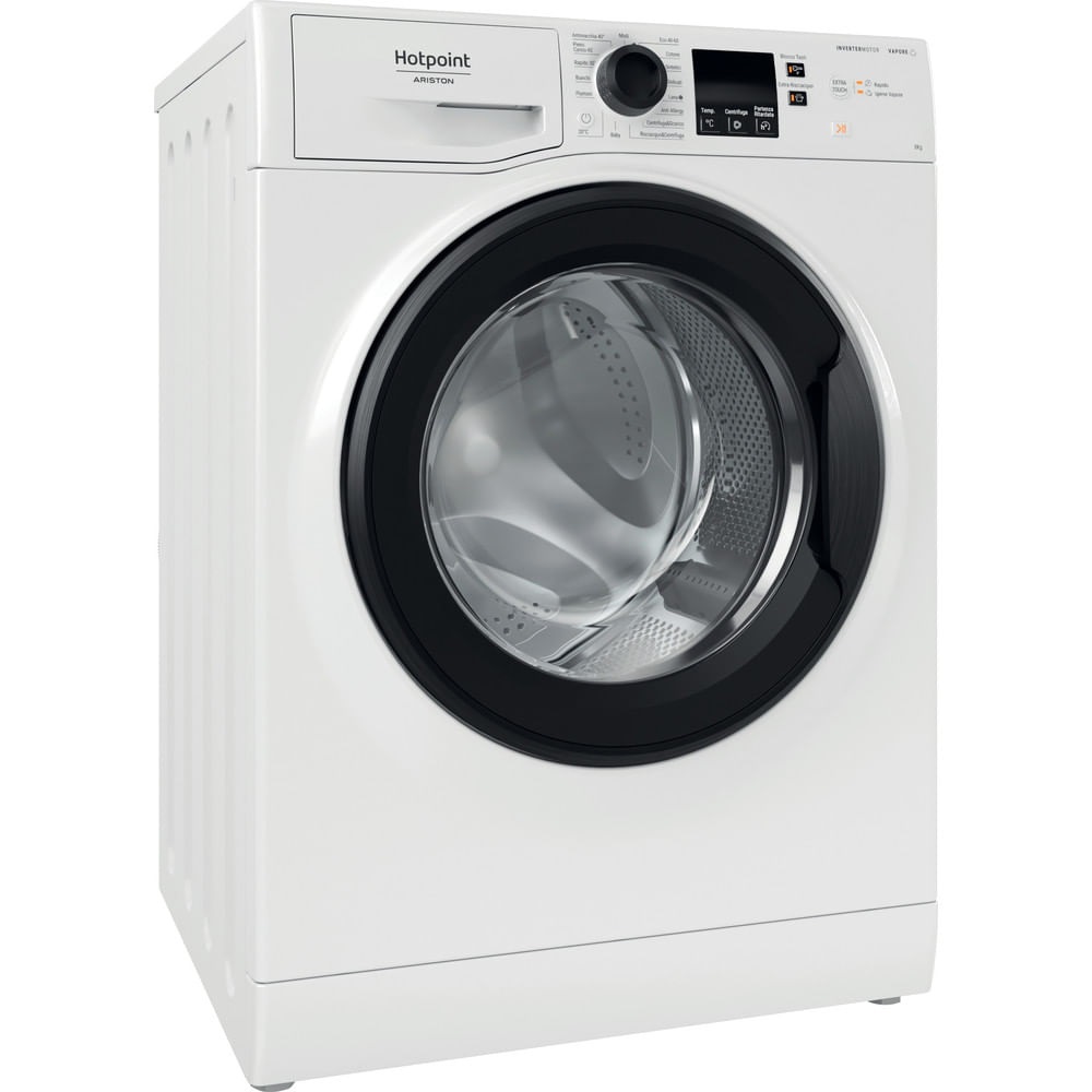 Hotpoint Ariston NF825WK IT Lavatrice 8kg Carica Frontale Anti Macchia 1200 giri/min Classe B