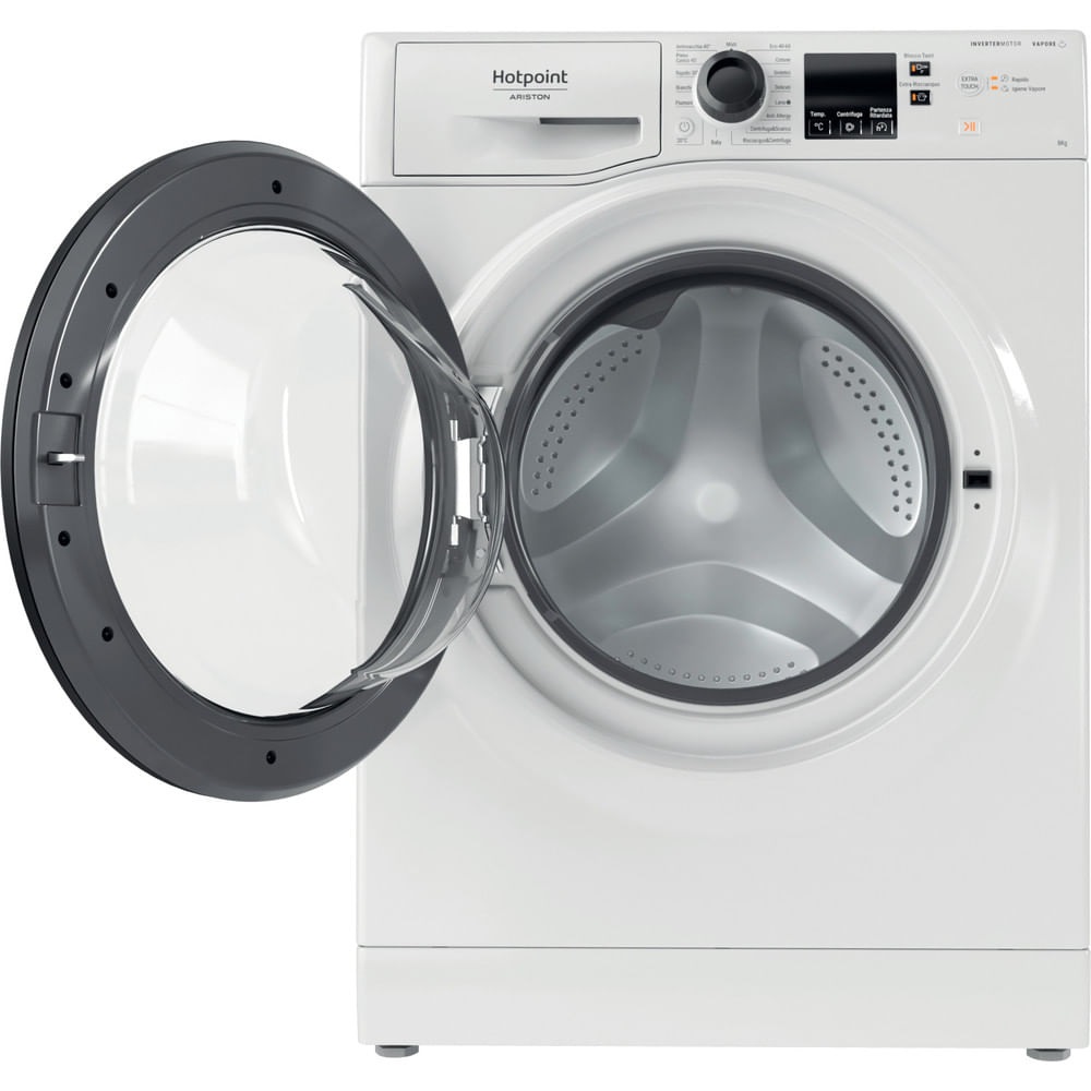 Hotpoint Ariston NF825WK IT Lavatrice 8kg Carica Frontale Anti Macchia 1200 giri/min Classe B
