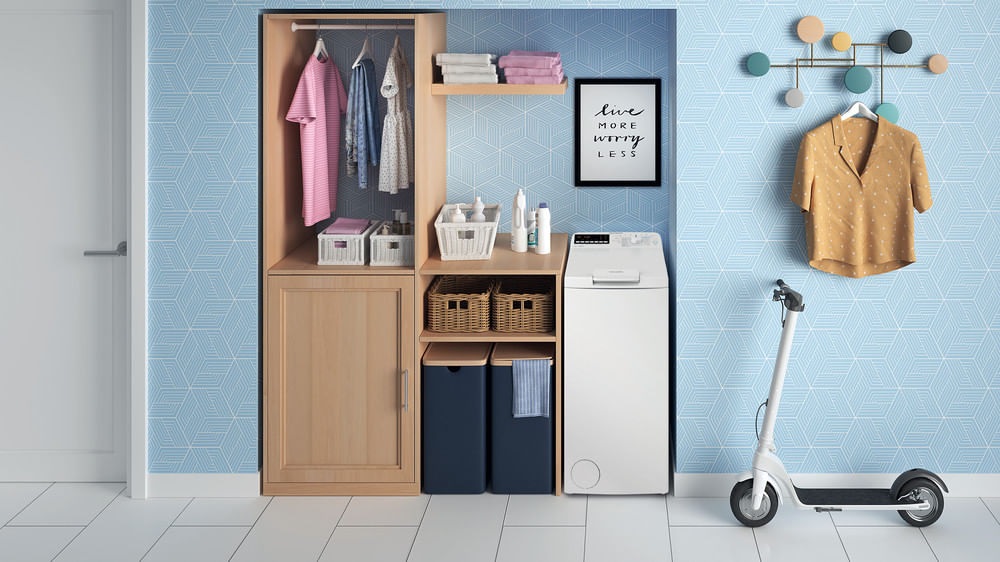 Indesit BTW S6261P IT Lavatrice Caricamento dall'Alto 6 kg Classe A 1200 Giri/min Bianco Wi-Fi RapidWash