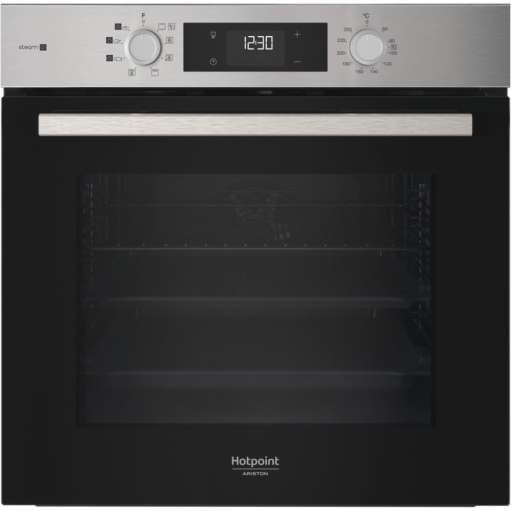 Hotpoint Ariston HAO 255HS X Forno Elettrico da Incasso Multifunzione Inox 71 Litri Classe A con ActiveSteam e Idrolisi