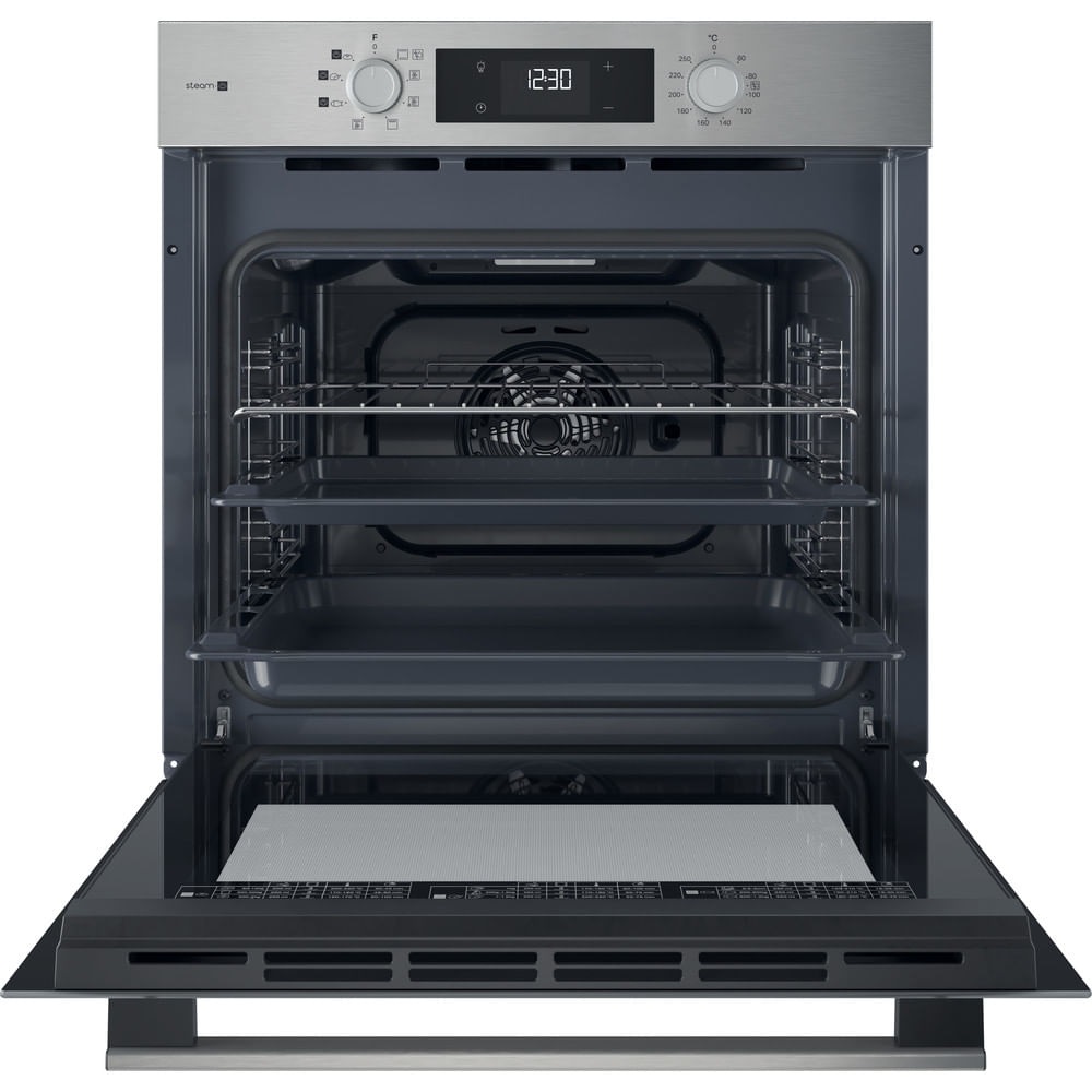 Hotpoint Ariston HAO 255HS X Forno Elettrico da Incasso Multifunzione Inox 71 Litri Classe A con ActiveSteam e Idrolisi