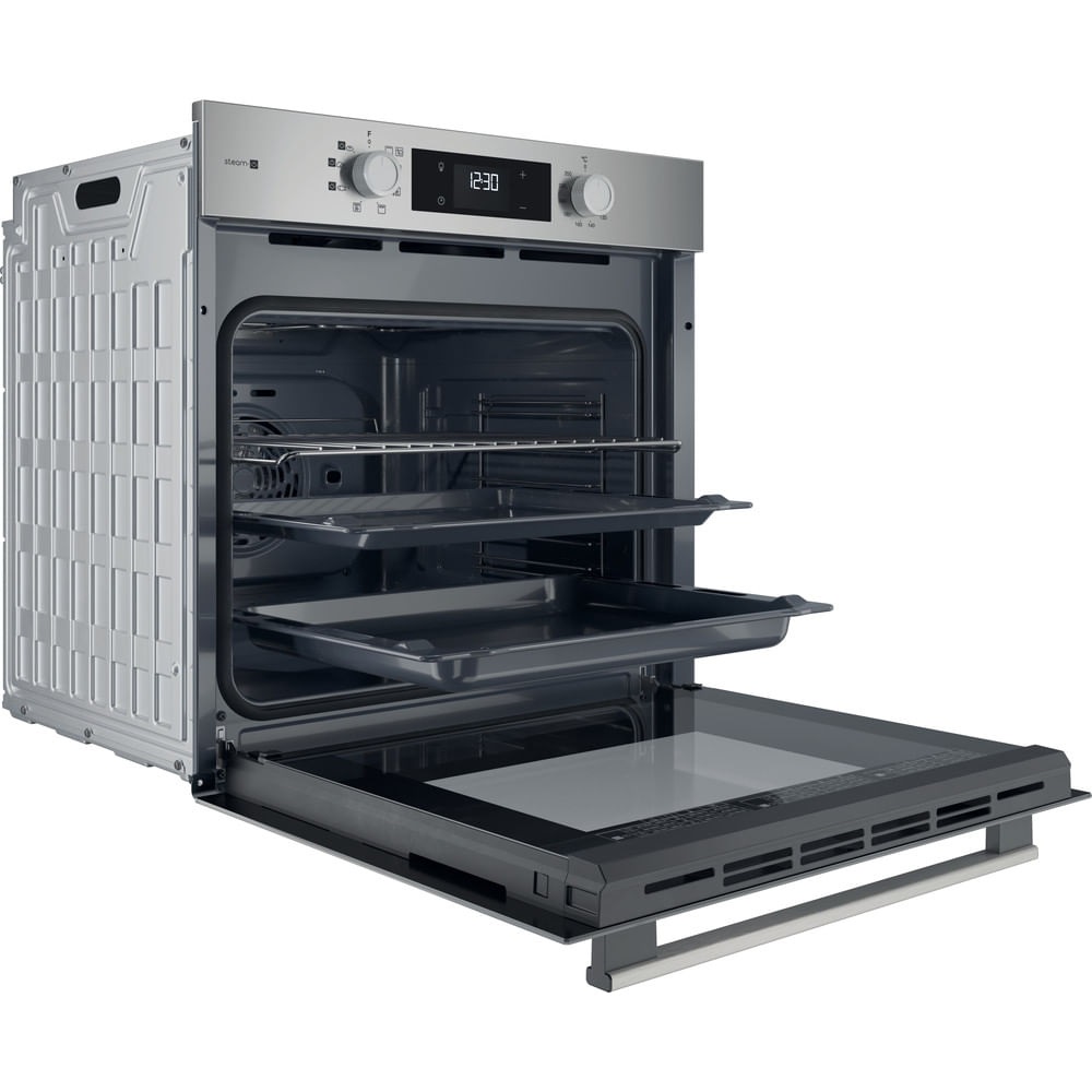 Hotpoint Ariston HAO 255HS X Forno Elettrico da Incasso Multifunzione Inox 71 Litri Classe A con ActiveSteam e Idrolisi