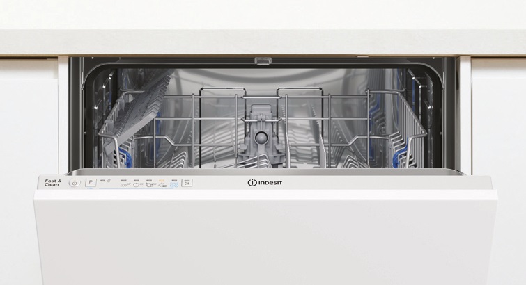 Indesit IN2IE14CNP80 Lavastoviglie a Scomparsa Totale 60 cm, 14 Coperti, Classe E, 49 dBA, 5 Programmi, Funzione Push&Go