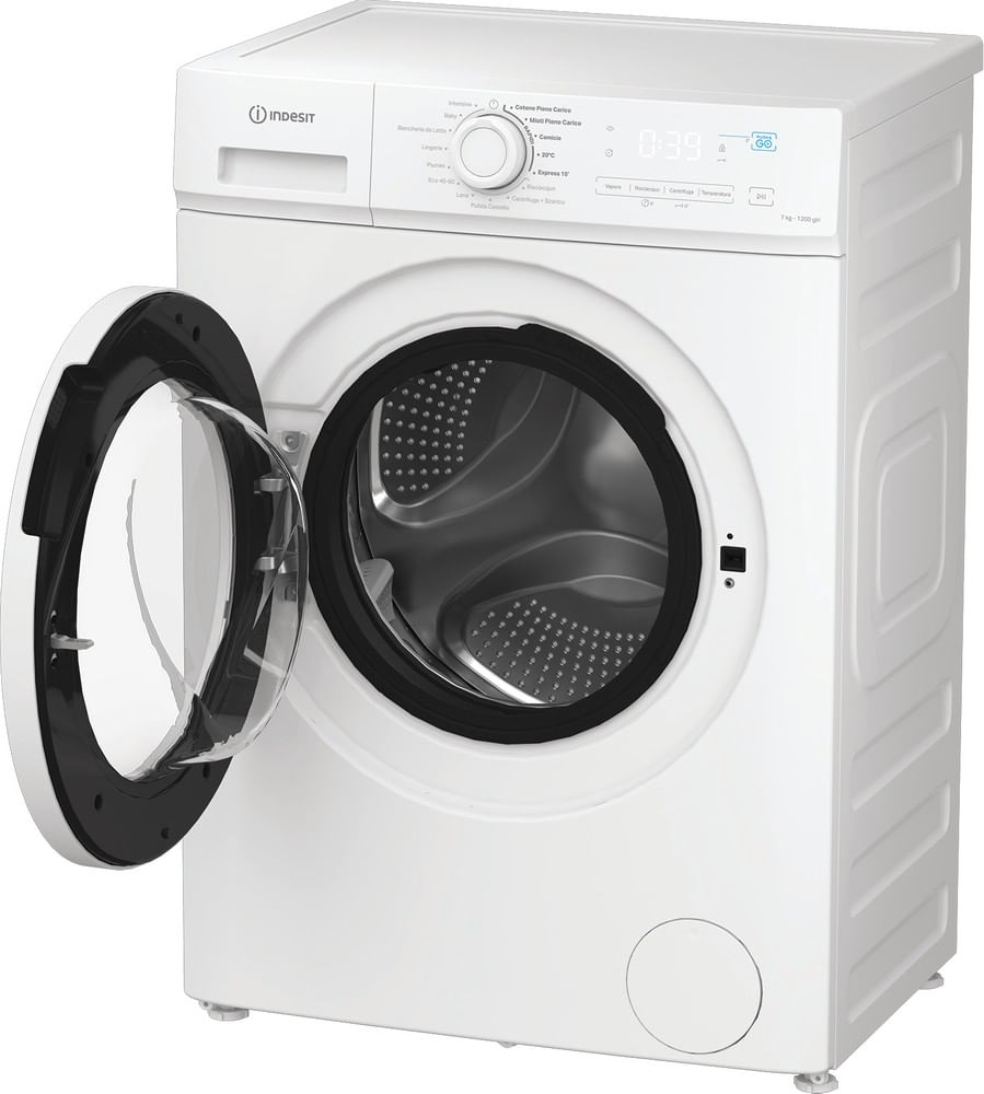 Indesit IMA 762 MY TIME IT Lavatrice Slim 7 Kg Classe A Caricamento Frontale 1200 Giri/min Inverter Vapore Bianco