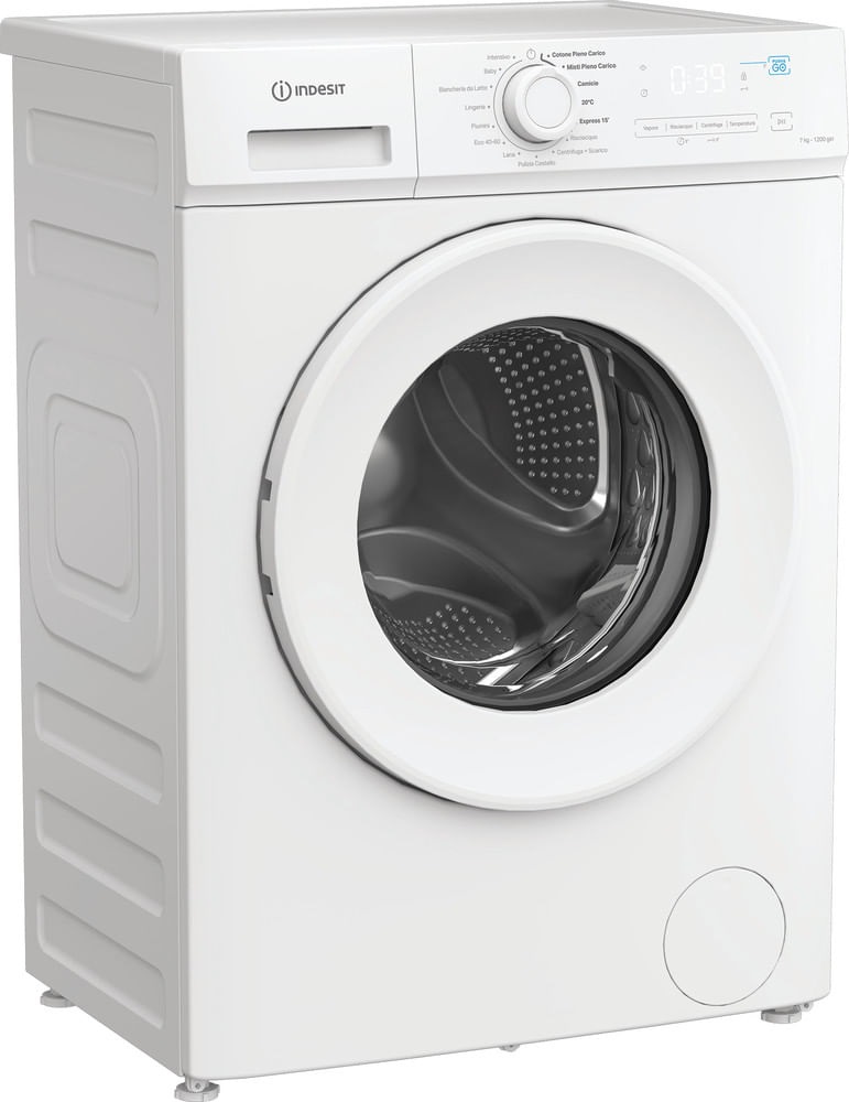 Indesit IMA 762 MY TIME IT Lavatrice Slim 7 Kg Classe A Caricamento Frontale 1200 Giri/min Inverter Vapore Bianco