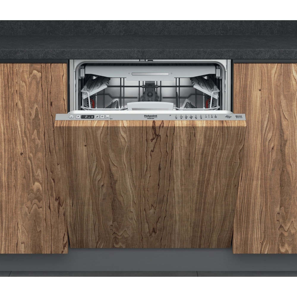 Hotpoint Ariston Lavastoviglie da Incasso HA6IA14BN7A0 - 14 Coperti, Classe A, A Scomparsa Totale, 60 cm, Acciaio Inox
