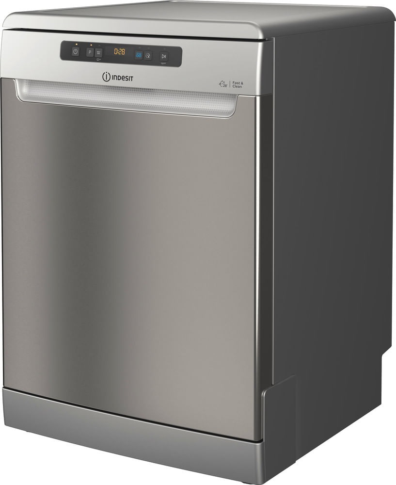 Indesit IN2FFC14BN6X Lavastoviglie 60cm Inox 14 coperti Classe C Push&Go 44dBA