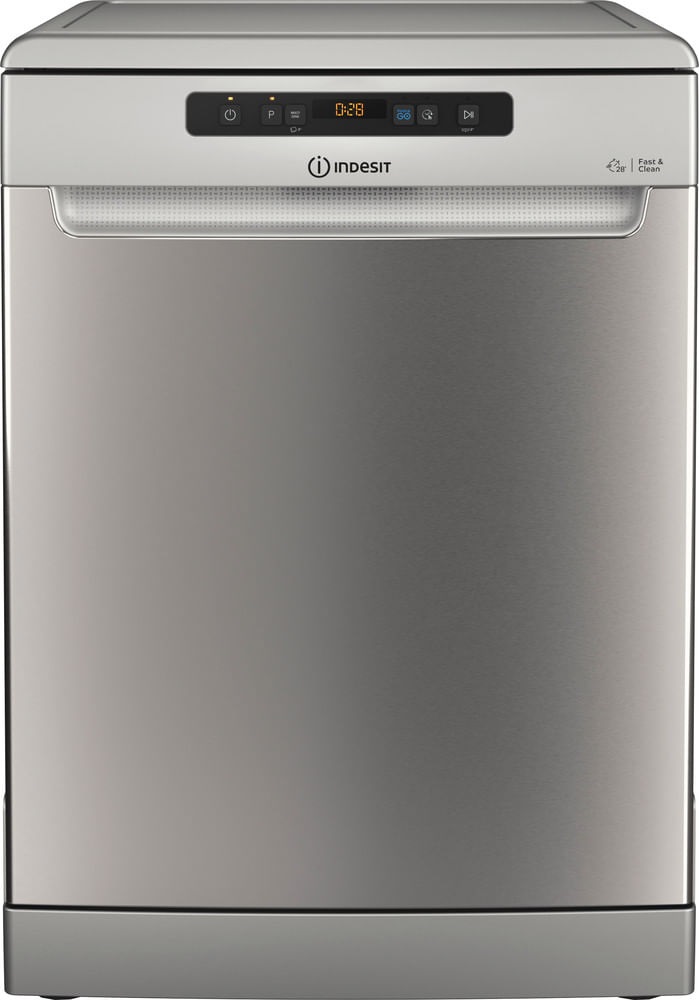 Indesit IN2FFC14BN6X Lavastoviglie 60cm Inox 14 coperti Classe C Push&Go 44dBA
