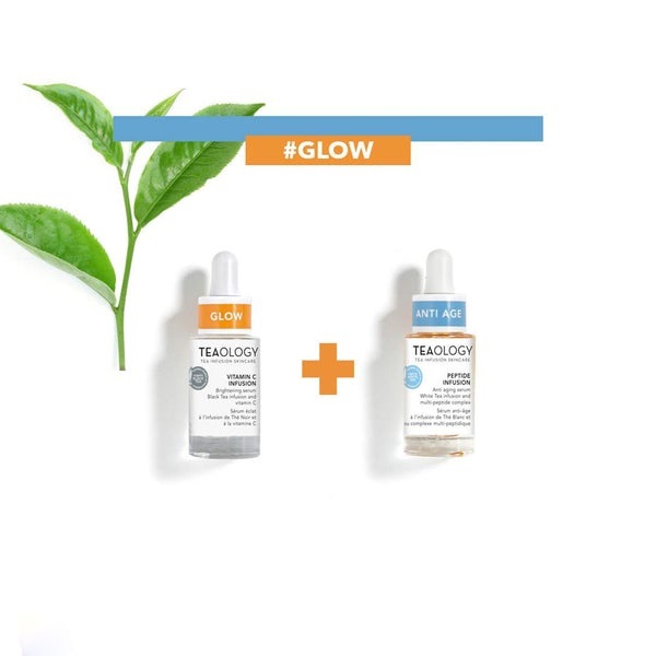 Teaology Peptide Infusion Siero per Viso Antietà 15 ml con Tè Bianco Bio e Complesso Multipeptidico