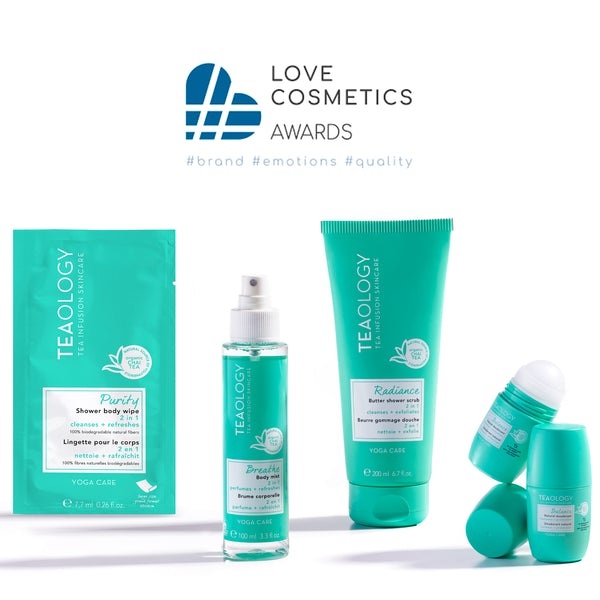 TEAOLOGY Yoga Care Clean Crema Mani e Corpo Antibatterica 2 in 1 75 ml - Rapido Assorbimento, Protezione e Nutrimento