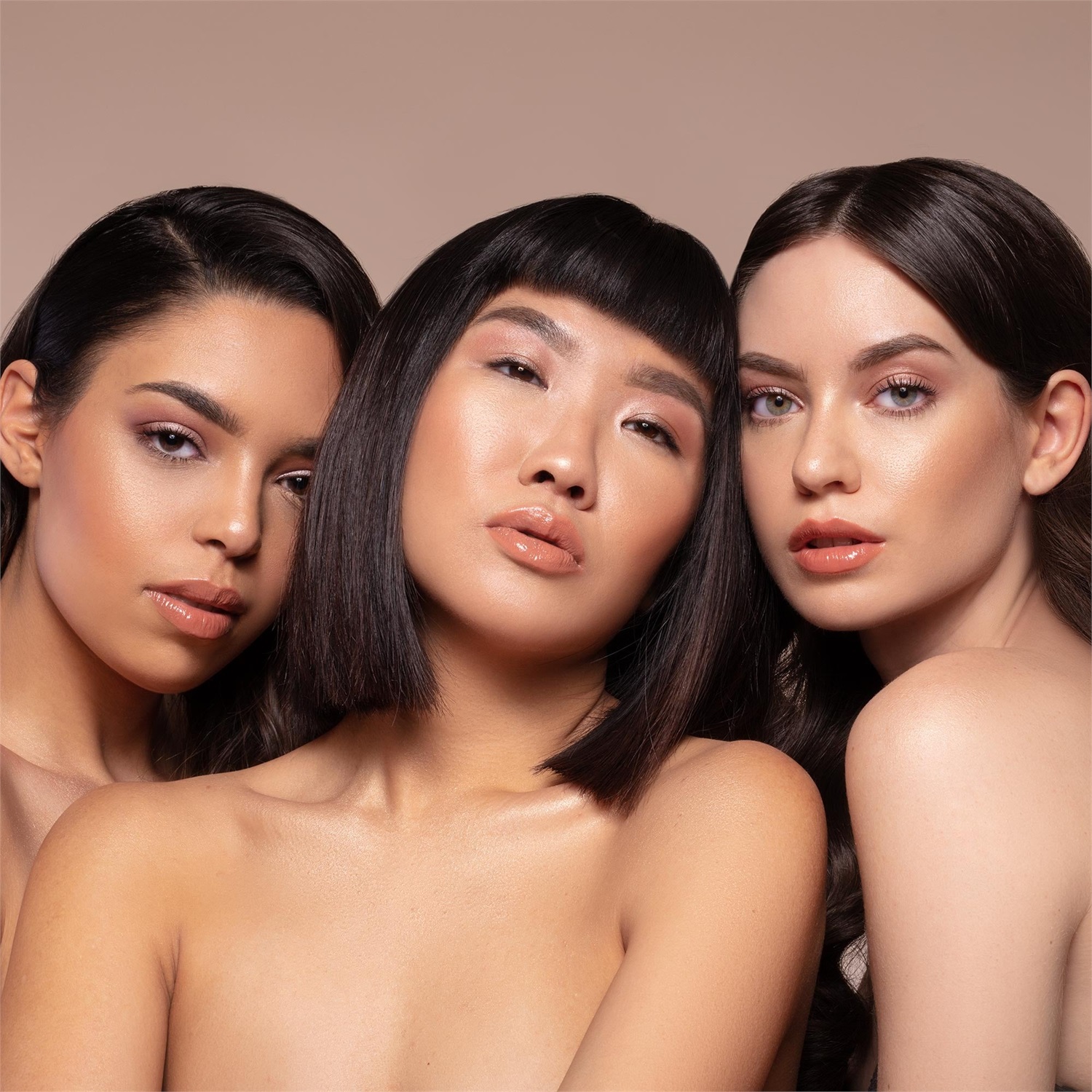 MESAUDA Wow!Glow Palette Illuminanti Viso - 4 Colori, Texture Ibrida Crema-Polvere