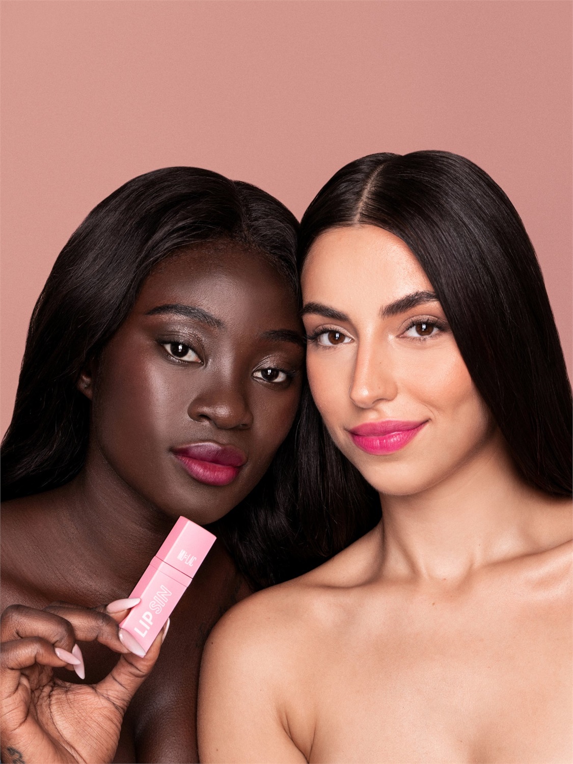 Mulac Cosmetics Lip Sin 01 Paloma - Tinta Labbra Opaca Fucsia Intenso, Vegan, 4 ml