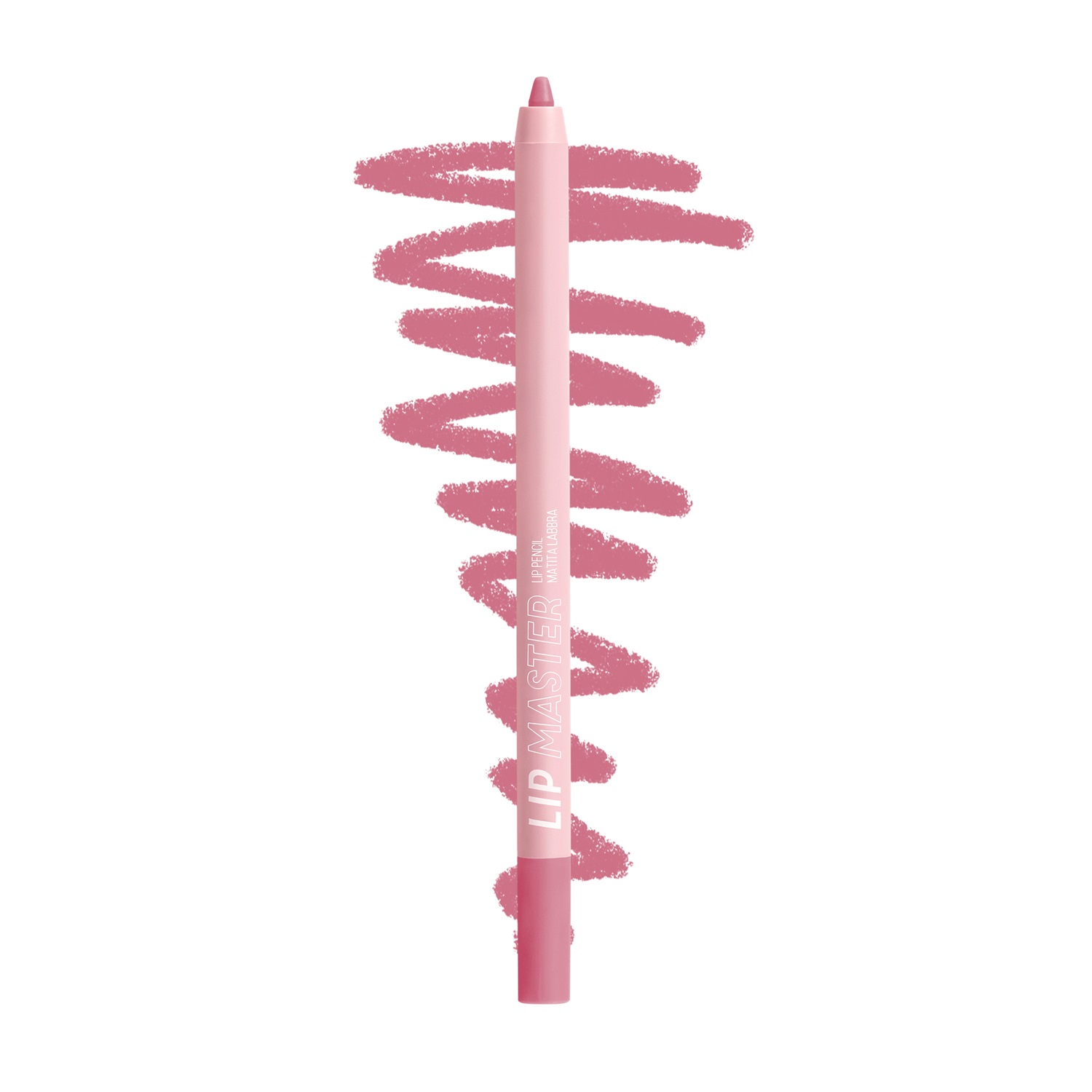 Mulac Cosmetics Lip Master Matita Labbra 08 Sprinkles - Rosa Malva Naturale, No Transfer, Lunga Durata, Water Resistant, Vegan e Cruelty Free