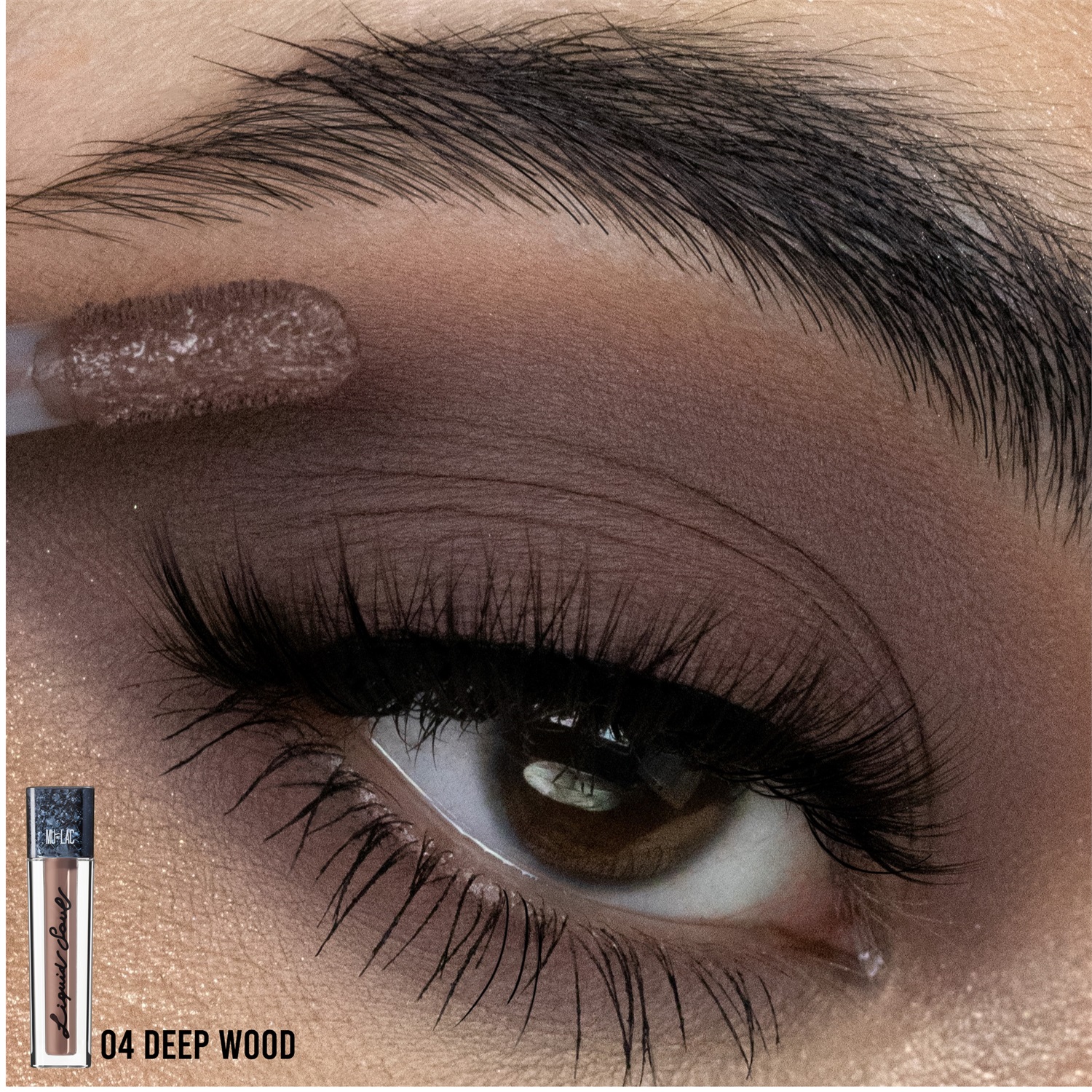 Mulac Liquid Soul Pigmento Liquido Opaco 04 Deep Wood - Multiuso per Occhi, Viso e Labbra, Vegan e Cruelty Free