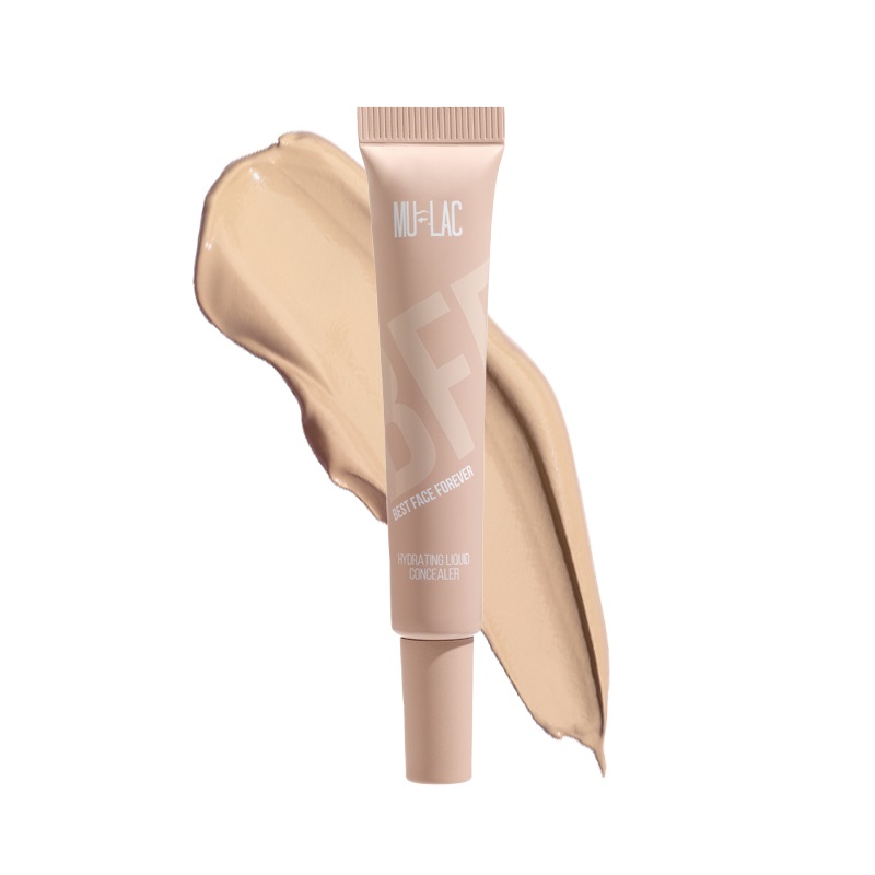 Mulac BFF Correttore Liquido Idratante Matilda 3Y - Beige Chiaro con Sottotono Giallo, 10 ml, Texture Leggera e Media Coprenza
