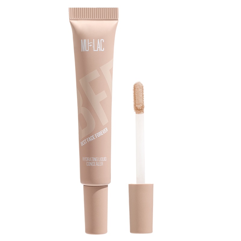 Mulac BFF Correttore Liquido Idratante Matilda 3Y - Beige Chiaro con Sottotono Giallo, 10 ml, Texture Leggera e Media Coprenza