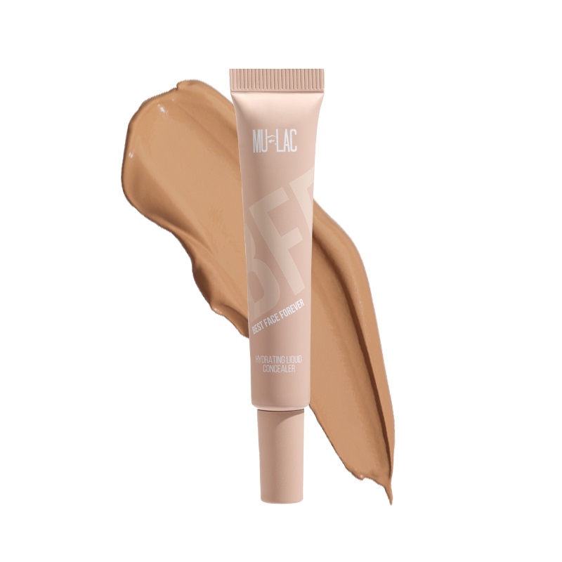 Mulac BFF Correttore Liquido Idratante Jason 60 - 10 ml, Texture Leggera e Idratante, Media Coprenza, Finish Demi Matte, Vegan