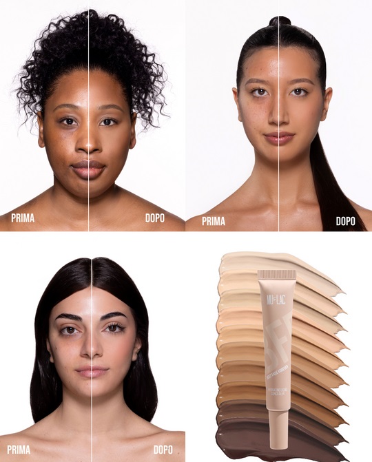 Mulac BFF Correttore Liquido Idratante Alicia 7Y - 10 ml, Texture Leggera e Media Coprenza