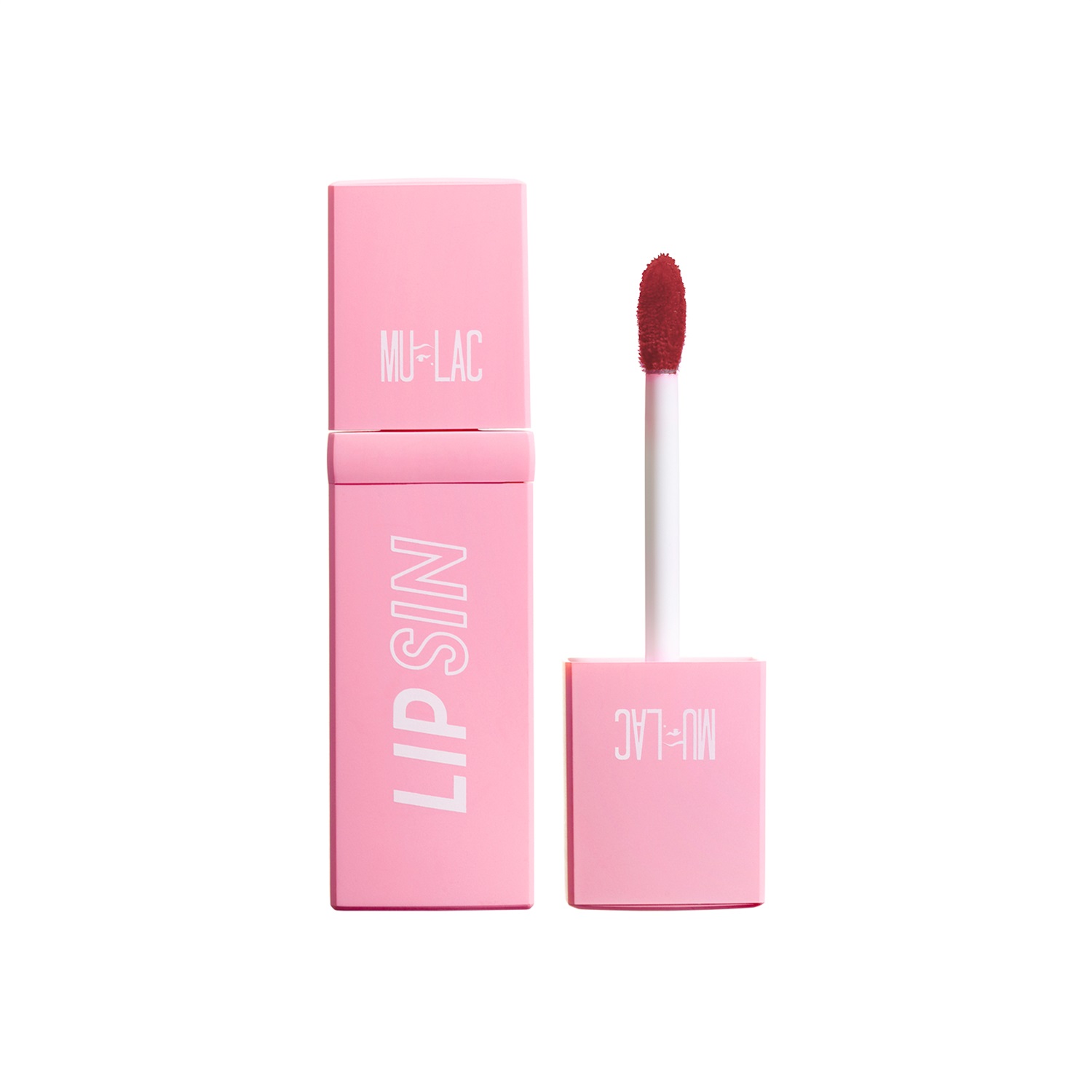 Mulac Cosmetics Lip Sin 08 Mi-To - Tinta Labbra Lucida 4 ml, Alta Definizione, Vegan e Cruelty Free