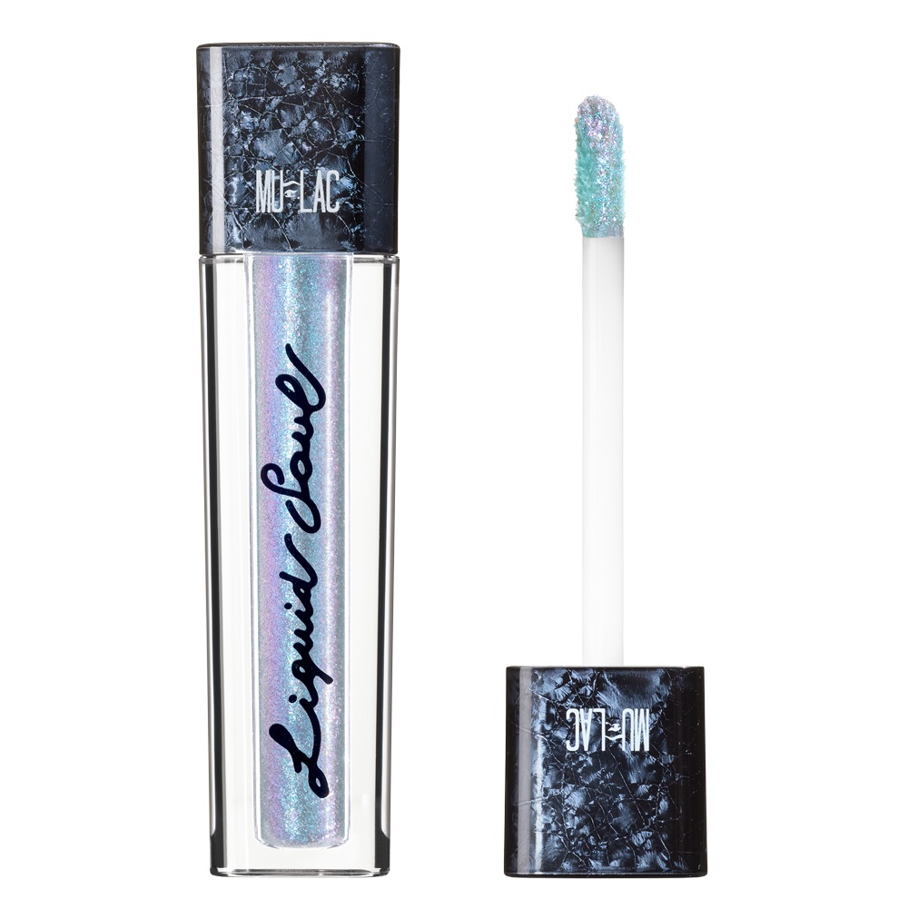 Mulac Liquid Soul Pigmento Liquido Occhi-Viso-Labbra 13 Emerald Opal 3.5ml - Glitter Multiuso con Texture Ultra Sottile e Riflessi Multichrome