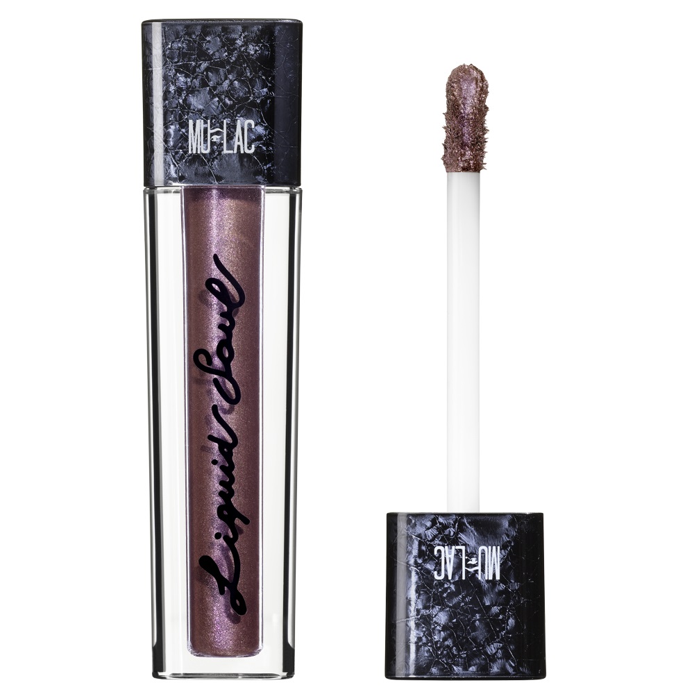 Mulac Liquid Soul Pigmento Liquido Multiuso Occhi-Viso-Labbra 14 Purple Sand - 4ml, Texture Metallica e Opaca, Vegan e Cruelty Free