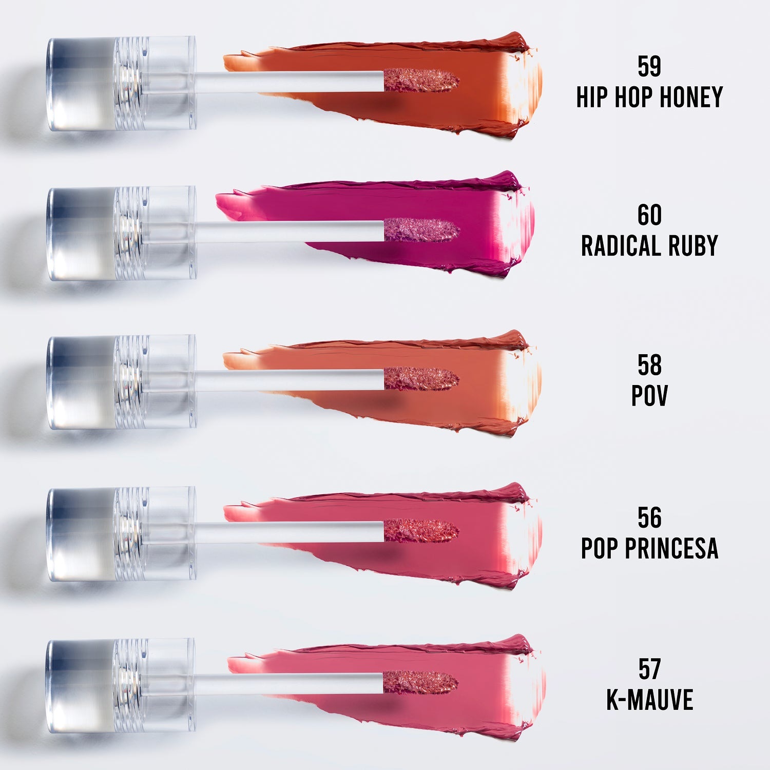 Mulac Cosmetics Hydra Stain 59 Hip Hop Honey - Balsamo Liquido Tingilabbra 5 ml, Nude Caramello Intenso, Effetto Balmy e Tattoo