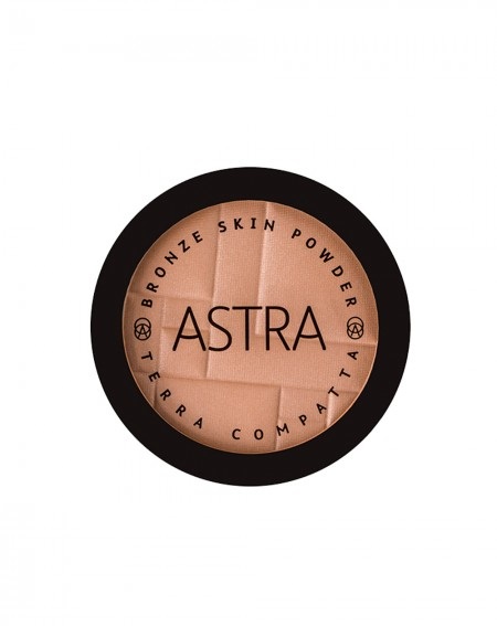 Astra Bronze Skin Powder Terra Compatta 15 Bronzé - Effetto Abbronzante Naturale, 9g