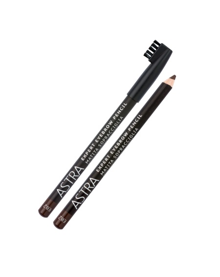 Astra Expert Eyebrow Pencil Matita Sopracciglia Dark Brown EB2 1,1 g con Pettinino