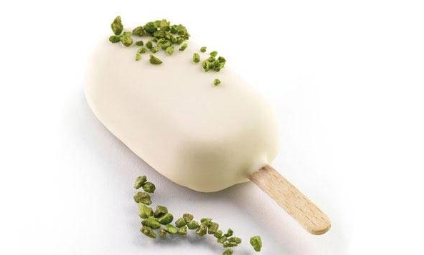 Silikomart Stampo per Ghiaccioli Mini Classic GEL01M - Silicone Bianco, 38 x 73 h 18 mm, Resistente da -60 °C a 230 °C