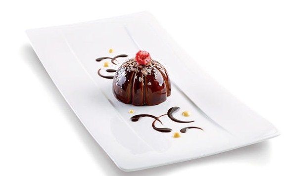 Silikomart Set di Cucchiai Decorativi in Acciaio e Plastica - 2 Pezzi per Decorazione di Torte e Dolci