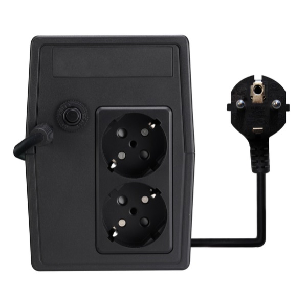 Nilox UPS PREMIUM LINE INTERACTIVE 600 VA - Gruppo di Continuità 420 W, Autonomia 10 min, 1 Batteria 12V