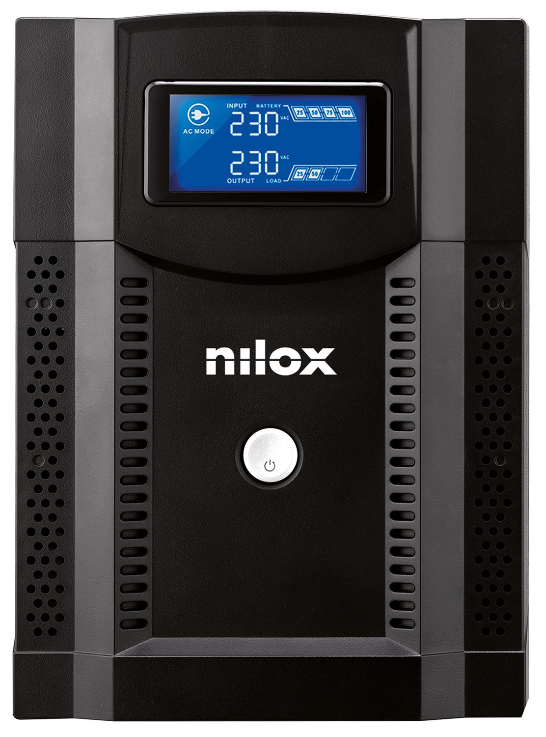 Nilox UPS PREMIUM L.I SINEWAVE 3000VA - Line Interactive, 2100W, Onda Sinusoidale, 4 Prese AC, 3 Anni di Garanzia