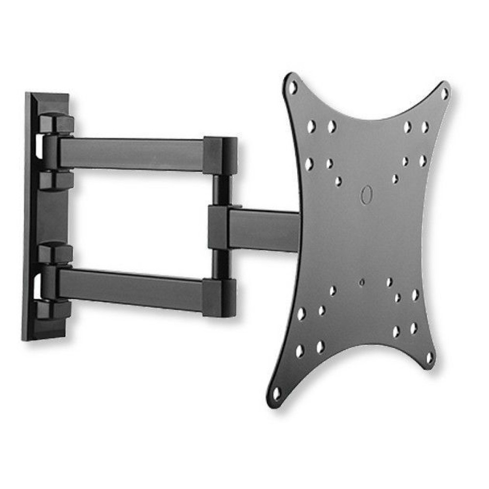 Techly Supporto a Muro Inclinabile per TV LED LCD 23-42'' con 3 Snodi - Nero