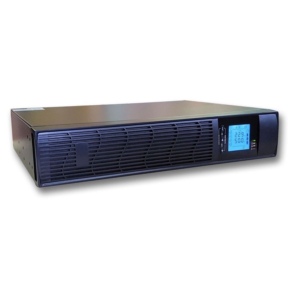 Techly Professional Gruppo di Continuità 1000VA 800W Line Interactive Onda Sinusoidale Tower/Rack con AVR e Display LCD
