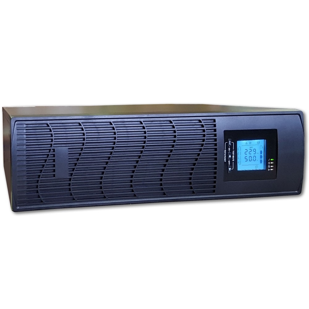 Techly Professional Gruppo di Continuità 2000VA 1600W Line Interactive Onda Sinusoidale Tower/Rack con AVR e Display LCD