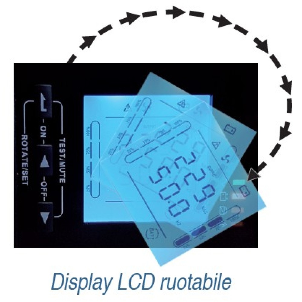TECHLY PROFESSIONAL Gruppo di Continuità 3000VA 2400W Line Interactive Onda Sinusoidale Tower/Rack