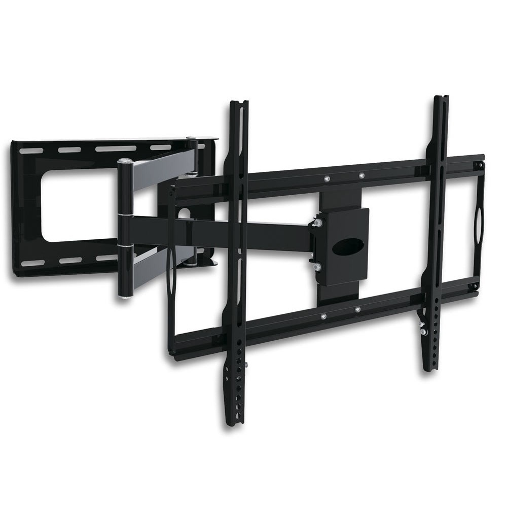 Techly Supporto a Muro Slim per TV LED LCD 32-70'' Nero - Design Compatto, Inclinazione Regolabile, Braccio Estensibile