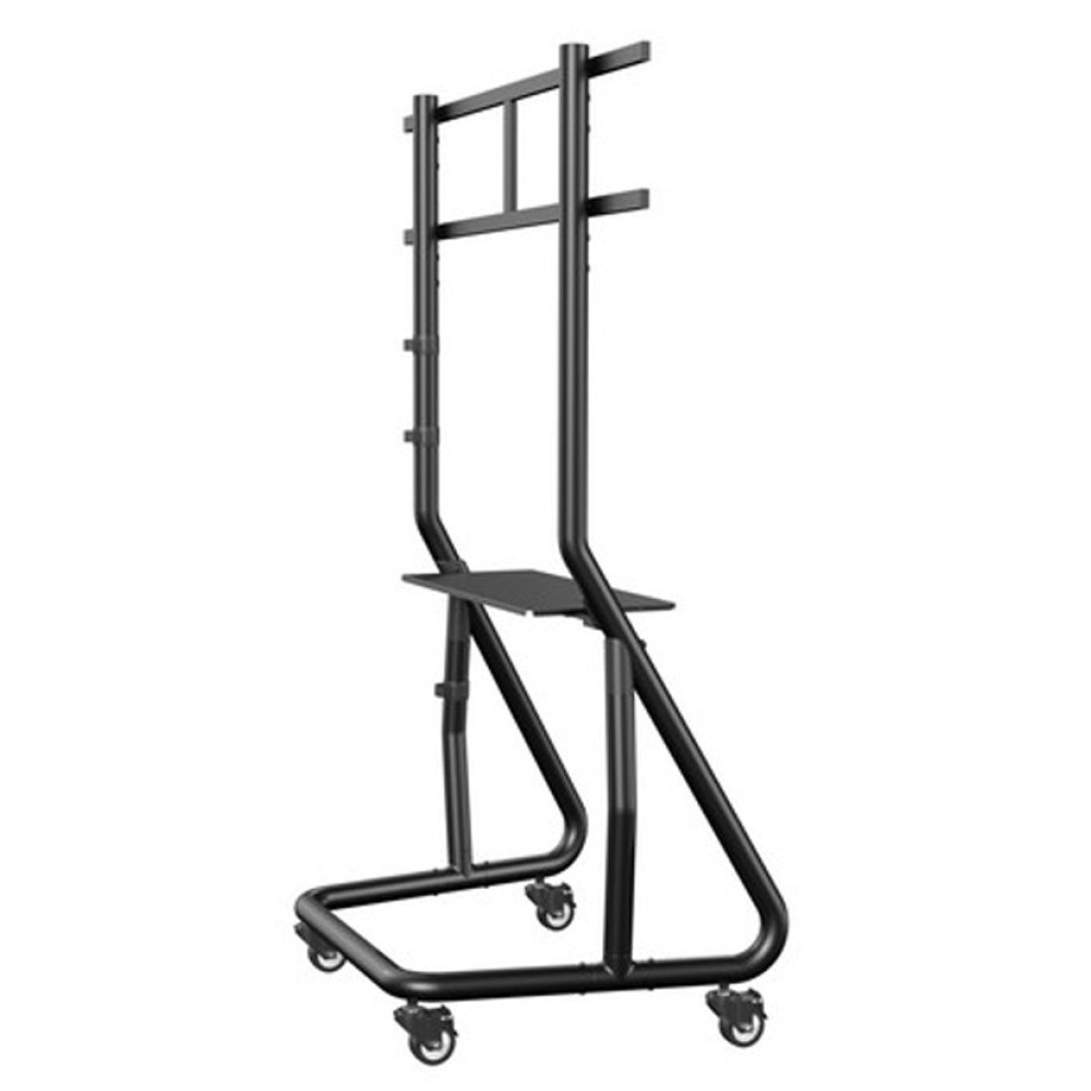 Techly Supporto a pavimento per TV da 60'' a 105'' - Massimo peso supportato 100 kg, VESA fino a 1000x600, con gestione cavi e ruote