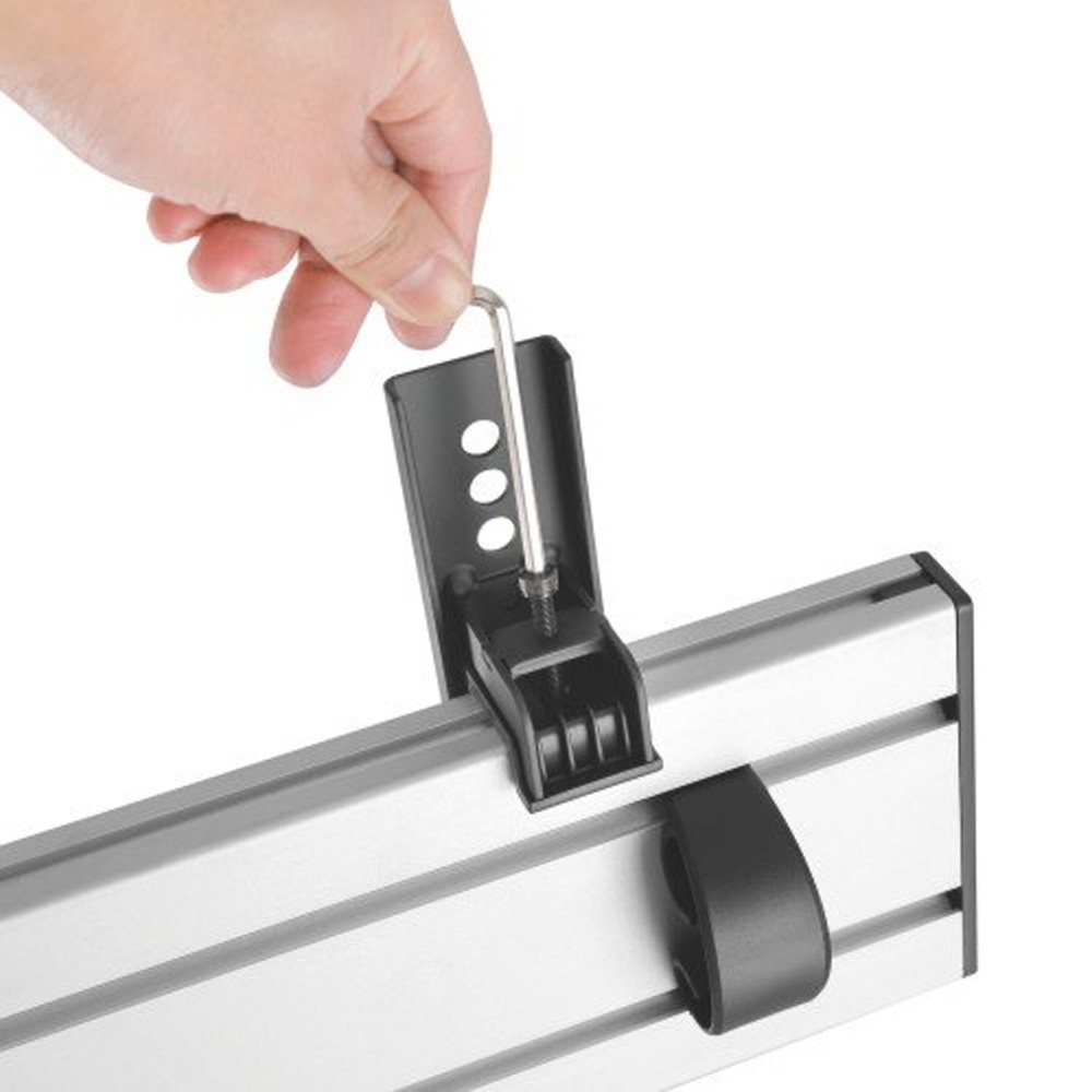 Techly ICA-TR43 Trolley da Pavimento Mobile per TV LCD/LED/Plasma 70-120'' - Argento, Acciaio, Capacità 150 kg