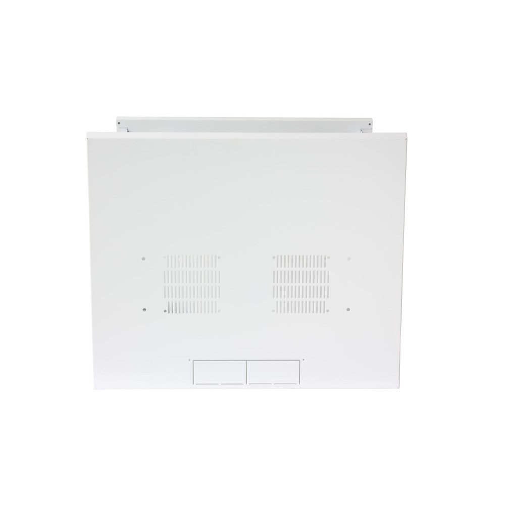 Techly Professional Armadio Rack 19'' a muro 16U sezione unica P.600mm Porta Cieca Bianco