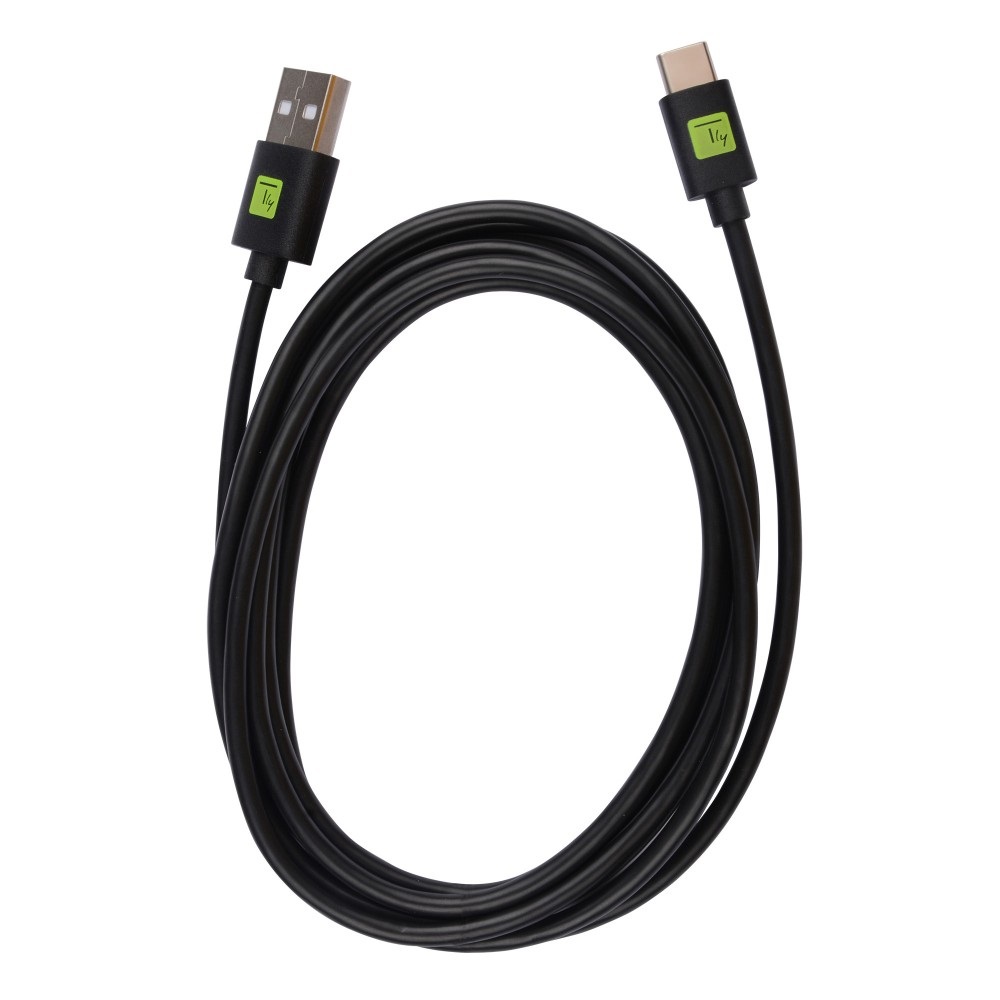 Informatica Cavo USB A Maschio 2.0 / USB-C Maschio 2m Nero - Ricarica e Sincronizzazione