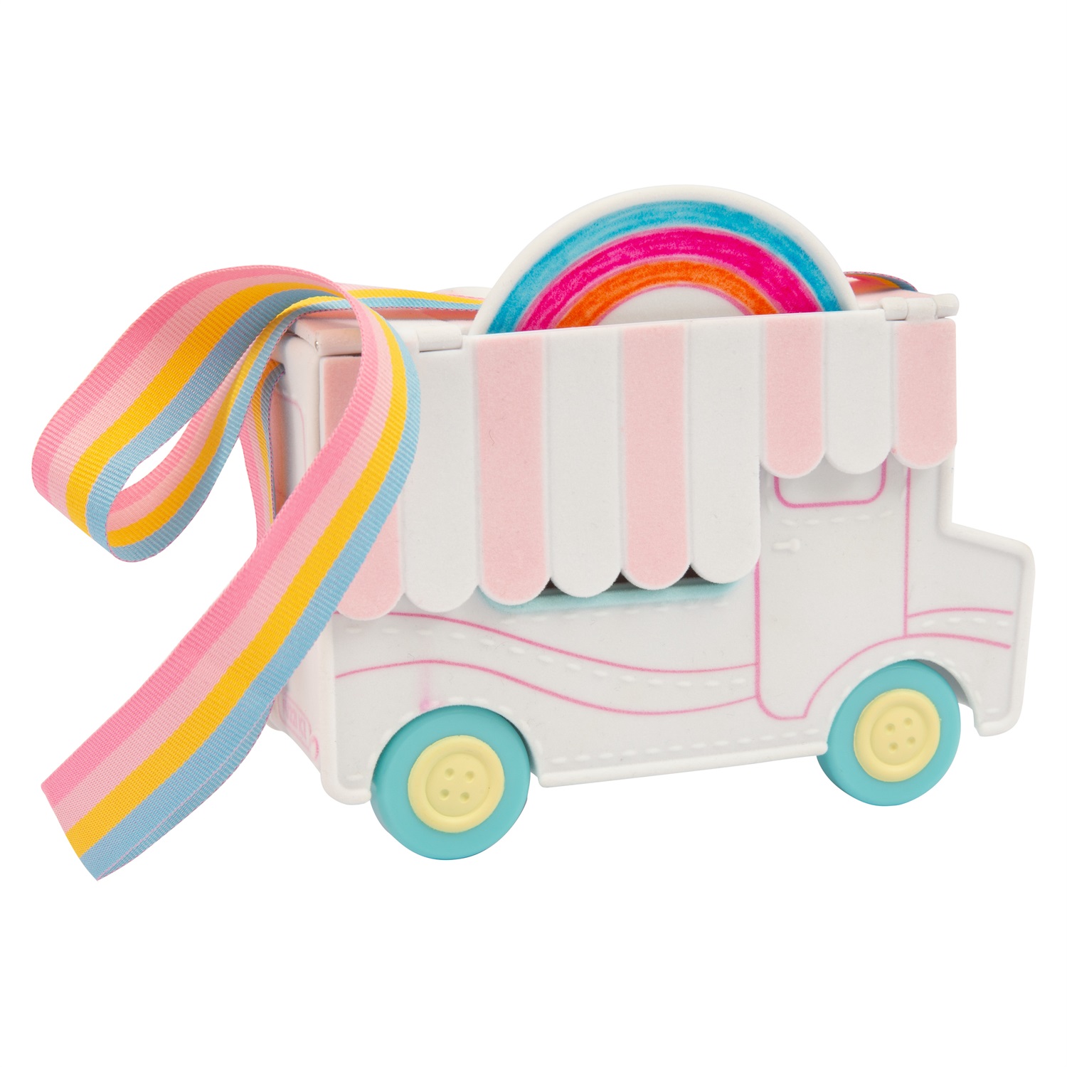 Grandi Giochi Fuzzikins I Colora Cuccioli - Camioncino dei Gelati con Cuccioli da Colorare, Lavare e Ricolorare